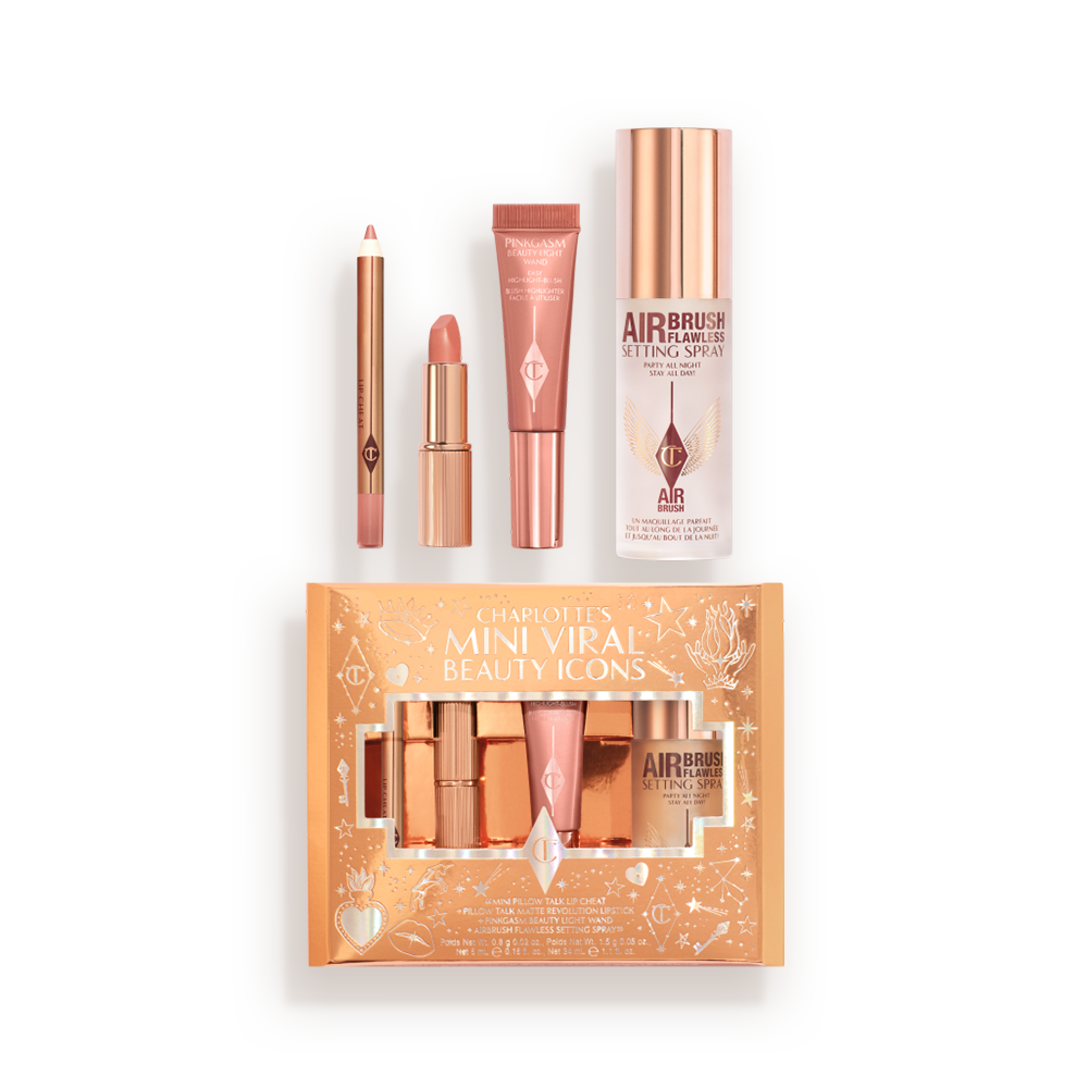 CHARLOTTE'S MINI VIRAL BEAUTY ICONS
TRAVEL SIZE MAKEUP KIT