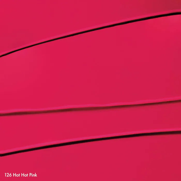 Cream Lip Stain 10HR Liquid Lipstick-126 Hot Hot Pink - matte vibrant hot pink