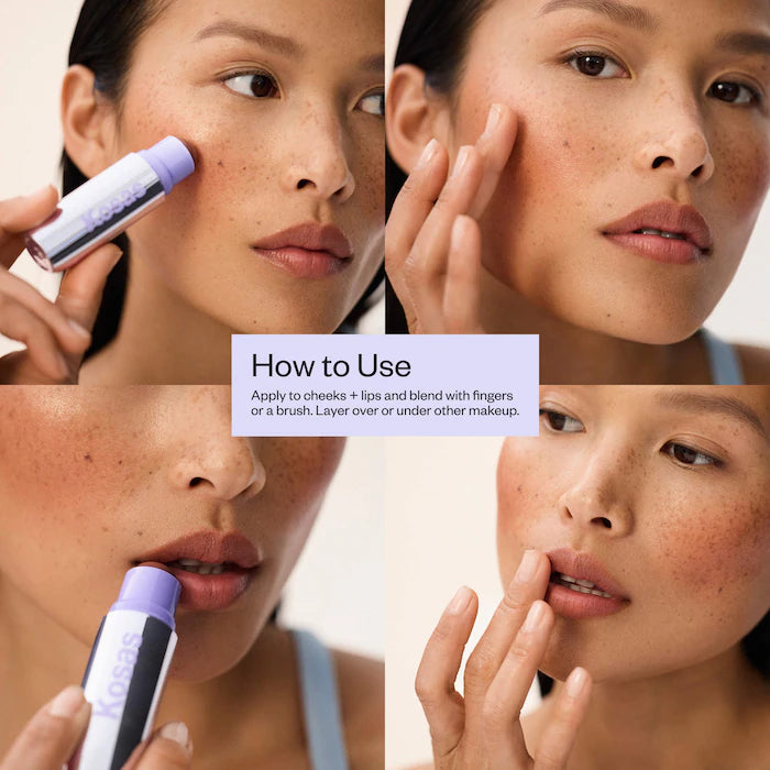 Impressionist Multistick Cream Blush Stick + Lip Color-Surreal - Chocolate berry glow that diffuses like fall light