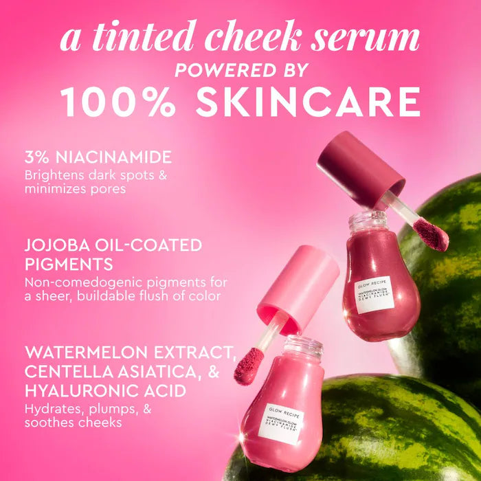 Watermelon Glow Niacinamide Dewy Flush - Brightening Serum Blush-Watermelon Flush - Natural Light Cool Tone