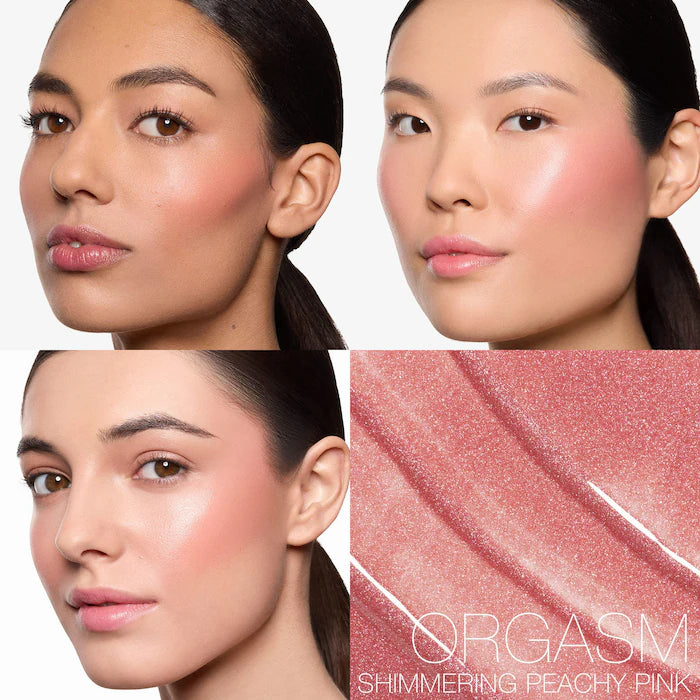 Insatiable Longwearing Liquid Blush-Orgasm - shimmering peachy pink