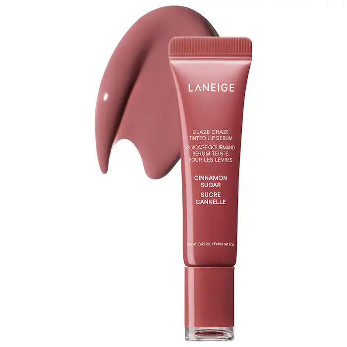 Glaze Craze Tinted Polypeptide Lip Serum-Cinnamon Sugar - Mauve Pink