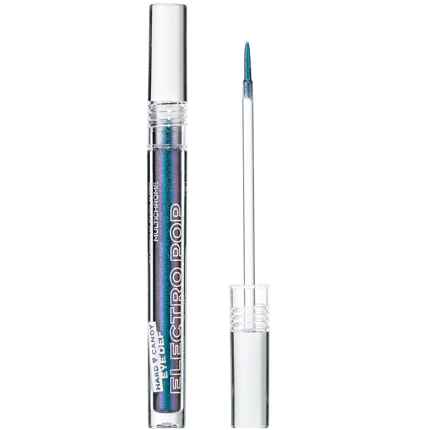 Hard Candy Eye Def Multi-Chrome Liquid Eyeliner, Color Shifting, Electro Pop, Turquoise-Purple-Green