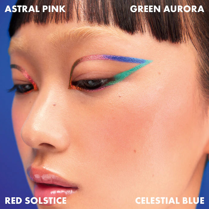 12H Colorful Special Effects Multichrome Eyeliner-02 Green Aurora