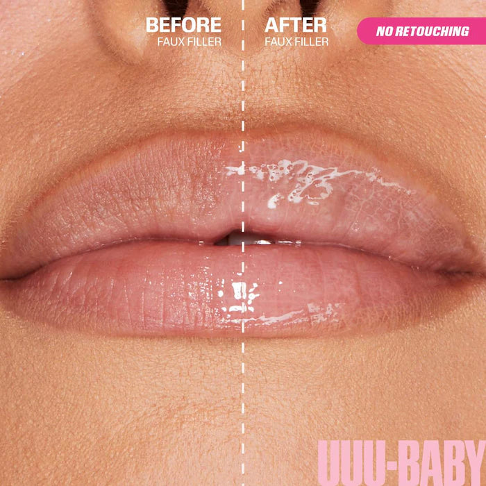 Faux Filler Shiny Non-Sticky Lip Gloss-UUU Baby - electric lilac-LIMITED EDITION
