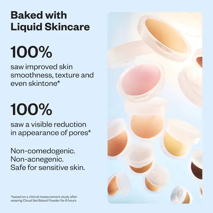 Mini Cloud Set Baked Setting & Smoothing Talc-Free Vegan Powder-Candy - sheer brightening pink