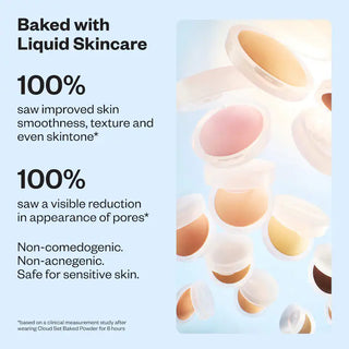 Mini Cloud Set Baked Setting & Smoothing Talc-Free Vegan Powder-Candy - sheer brightening pink