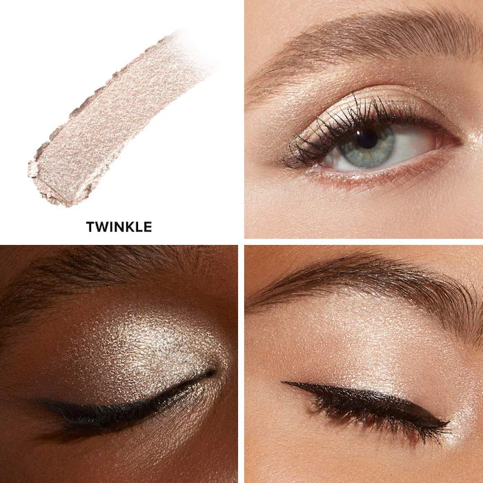 Quickie Queen Eyeshadow Stick-Twinkle - white with champagne and silver sparkle