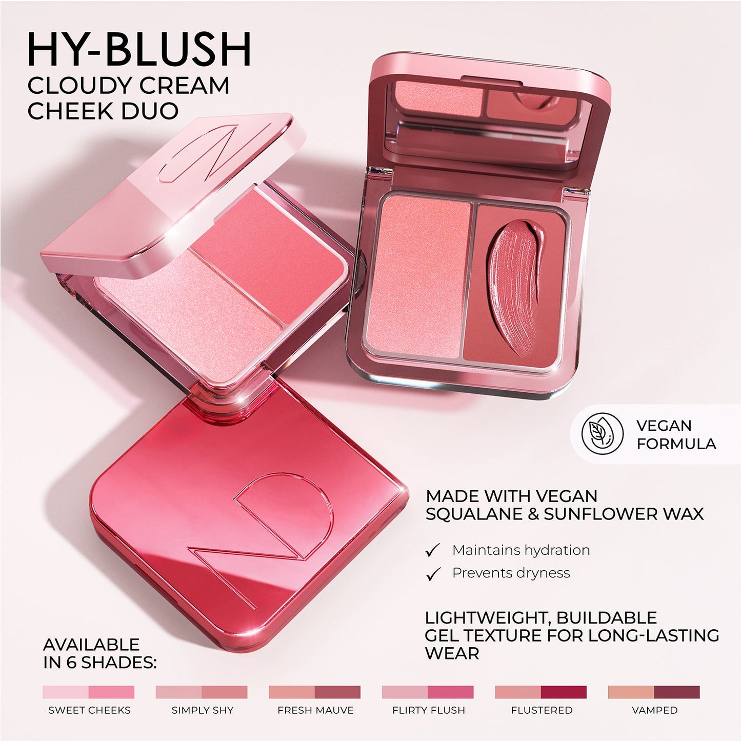 HY-BLUSH
CLOUDY CREAM CHEEK DUO-sweet cheeks