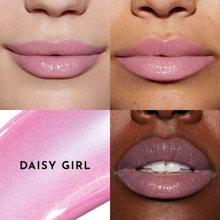 Forget The Filler Lip Plumper Line Smoothing Gloss-Daisy Girl - soft baby pink