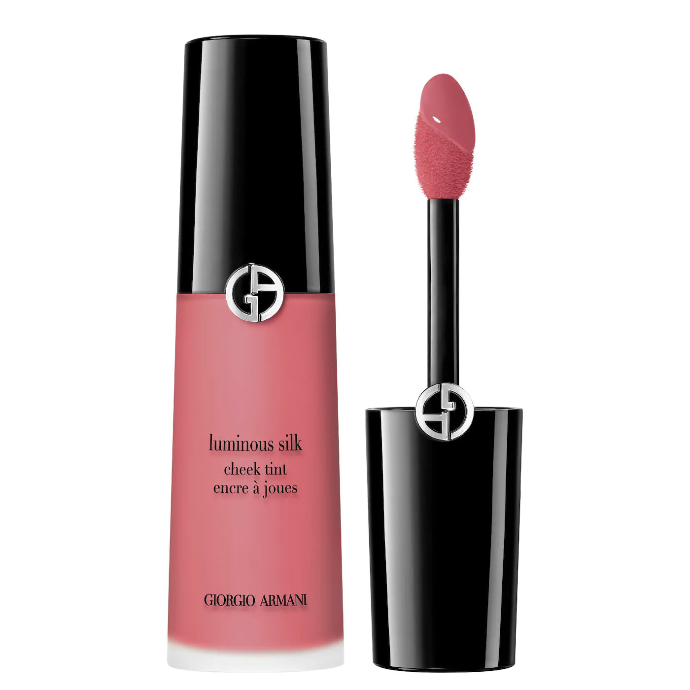 Armani Beauty - Luminous Silk Cheek Tint Liquid Blush Duo Set Natural & Shine- 63 Rosewood pink