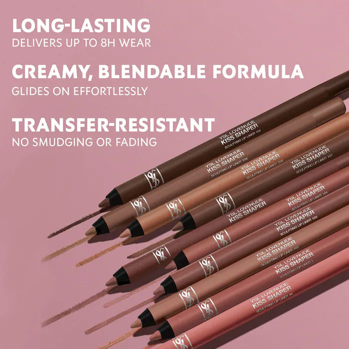 Kiss Shaper Long-Lasting Sculpting Lip Liner-103 BLUSHING NUDE - medium mauve