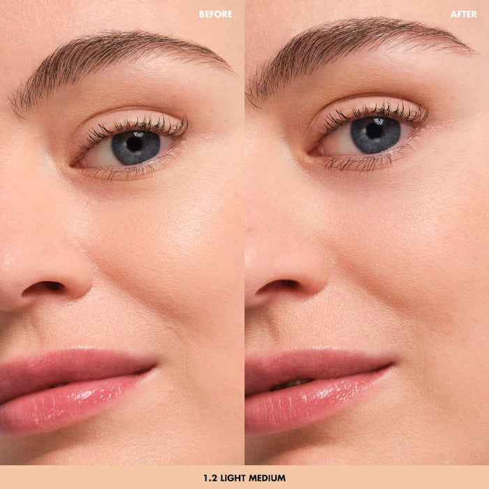 HD Skin Blurring & Perfecting Pressed Powder - 1.2 Light Medium - For light to medium skintones