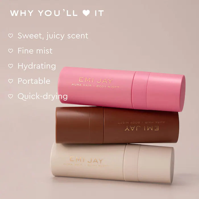Aura Hair & Body Fragrance Mist in Lychee Baby with Lychee, Cherry, & Vanilla