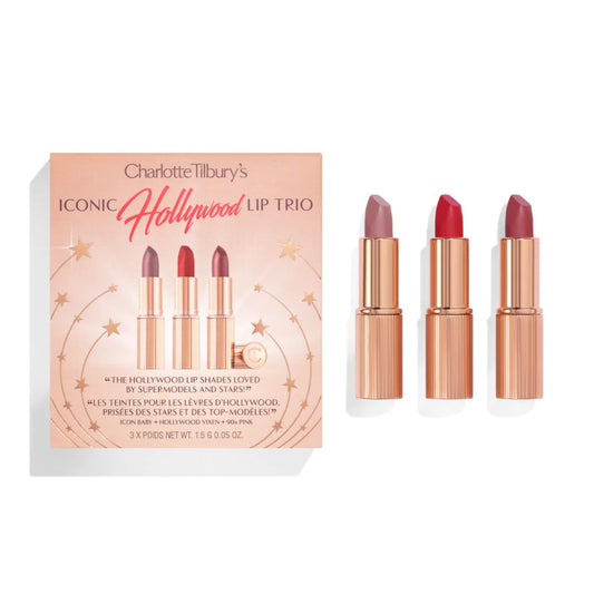 CHARLOTTE'S ICONIC HOLLYWOOD LIP TRIO
LIMITED EDITION KIT