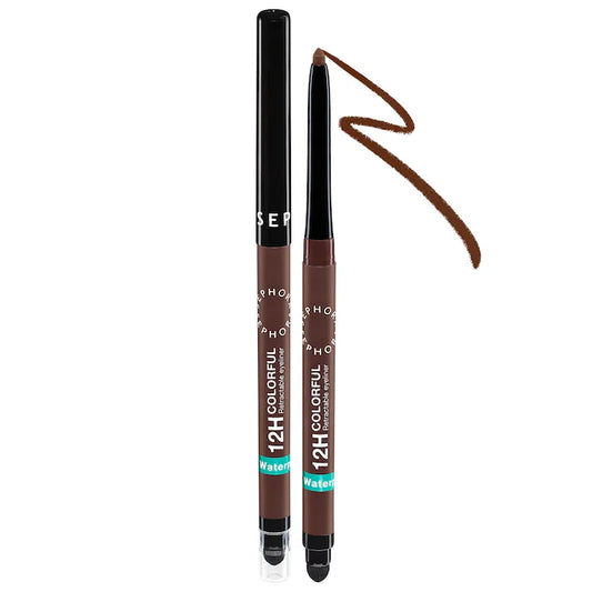 12HR Colorful Waterproof Retractable Eyeliner-30 Matte Chocolate Brown - rich brown