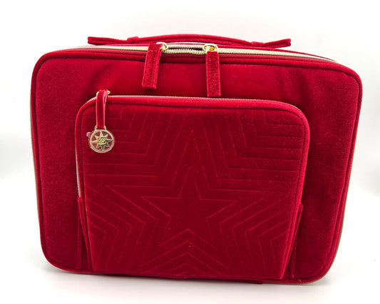 Estee lauder XL velour makeup bag