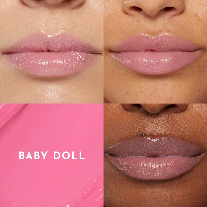 Forget the Filler Lip-Plumping Line-Smoothing Tinted Lip Balm-Baby Doll - creamy baby pink