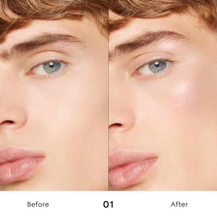 Glow Multi-Use Illuminating Gel-Powder Highlighter-01 Sunrise Gold - soft champagne