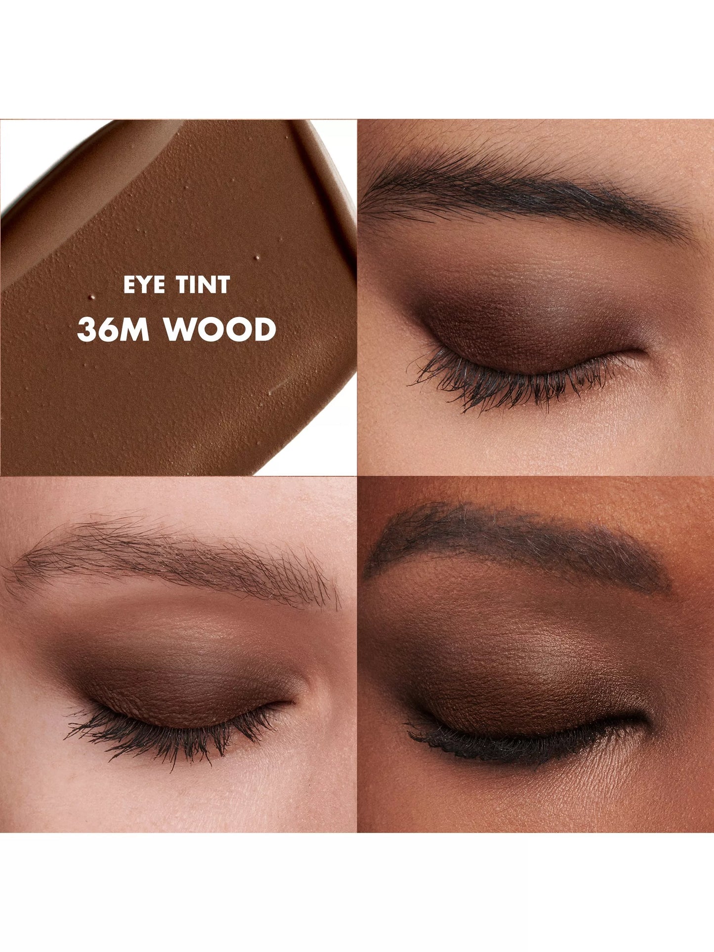 Eye Tint Long-Lasting Liquid Eyeshadow-36M Wood - deep brown matte