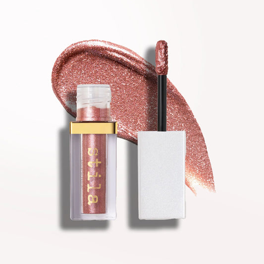 GLISTEN & GLOW LIQUID EYE SHADOW-Rio - Soft pink glitter