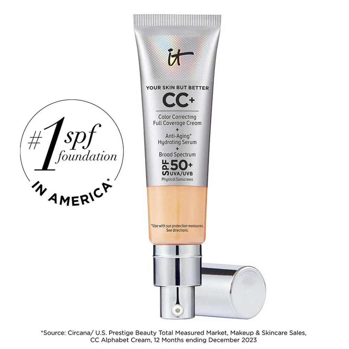 CC+ Cream Full Coverage Color Correcting Foundation with SPF 50+