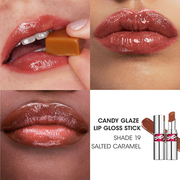 Candy Glaze Lip Gloss Stick-19 Salted Caramel - rosy caramel brown