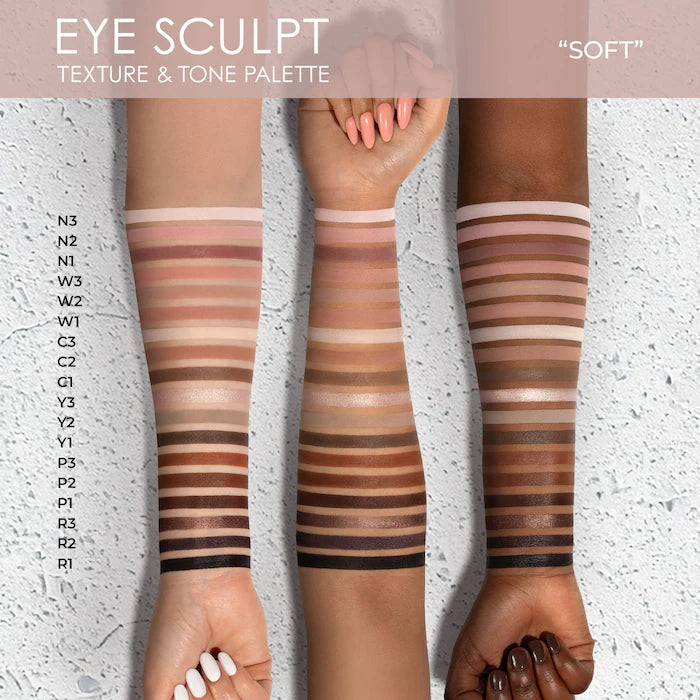 Eye Sculpt Texture & Tone Eyeshadow Palette- SOFT