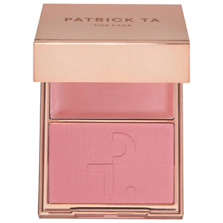 Major Headlines Double-Take Crème & Powder Blush Duo-Out Of Office - cool pink