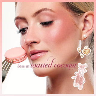 macaron blush & glow™ duo-toasted coconut - rosy beige