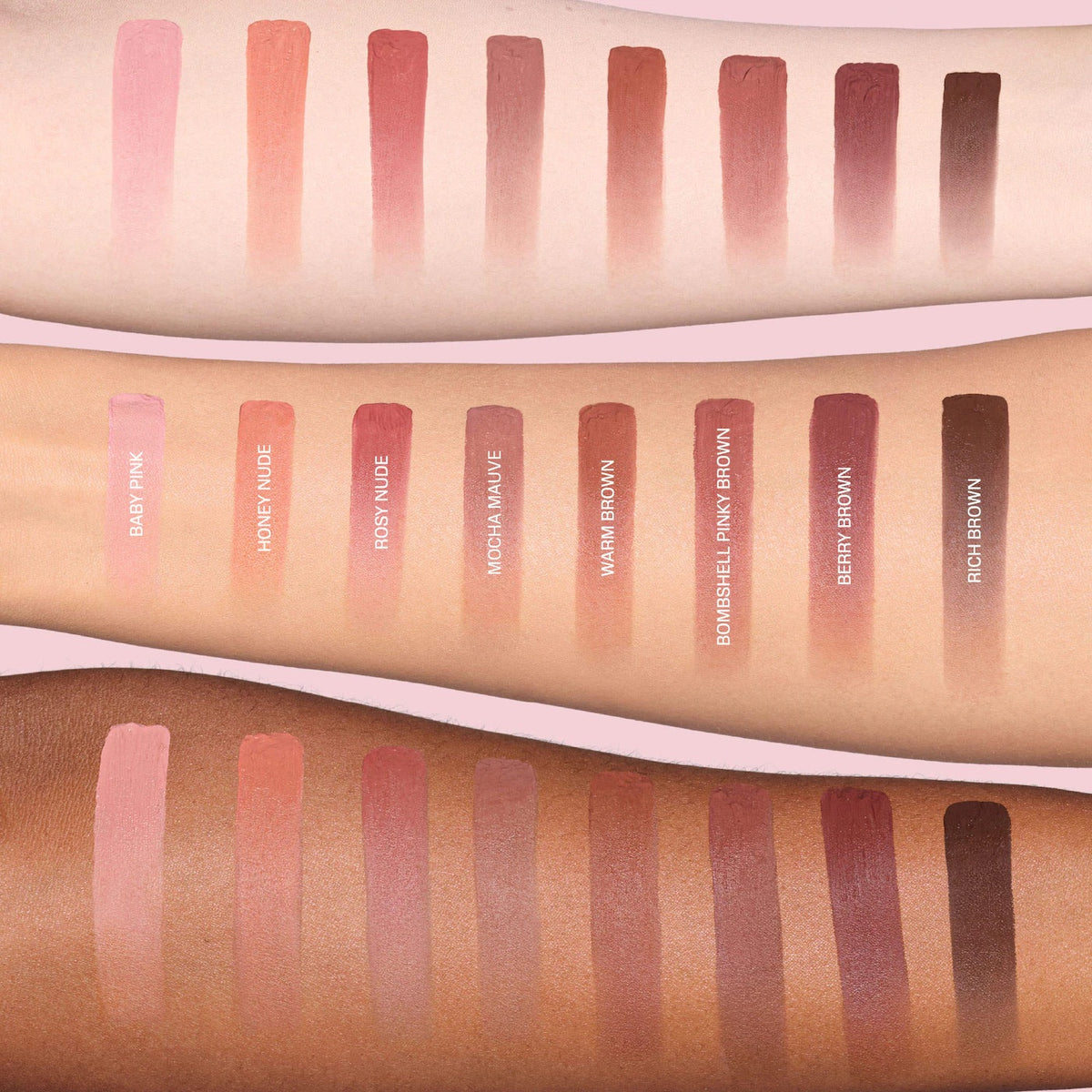 Liquid Matte Mousse Soft Blur Lip Cream - Warm Brown - For a warm toffee brown look use