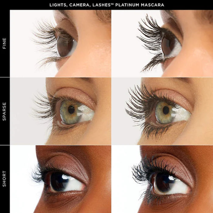 lights, camera, lashes™ 4-in-1 volumizing & conditioning platinum mascara