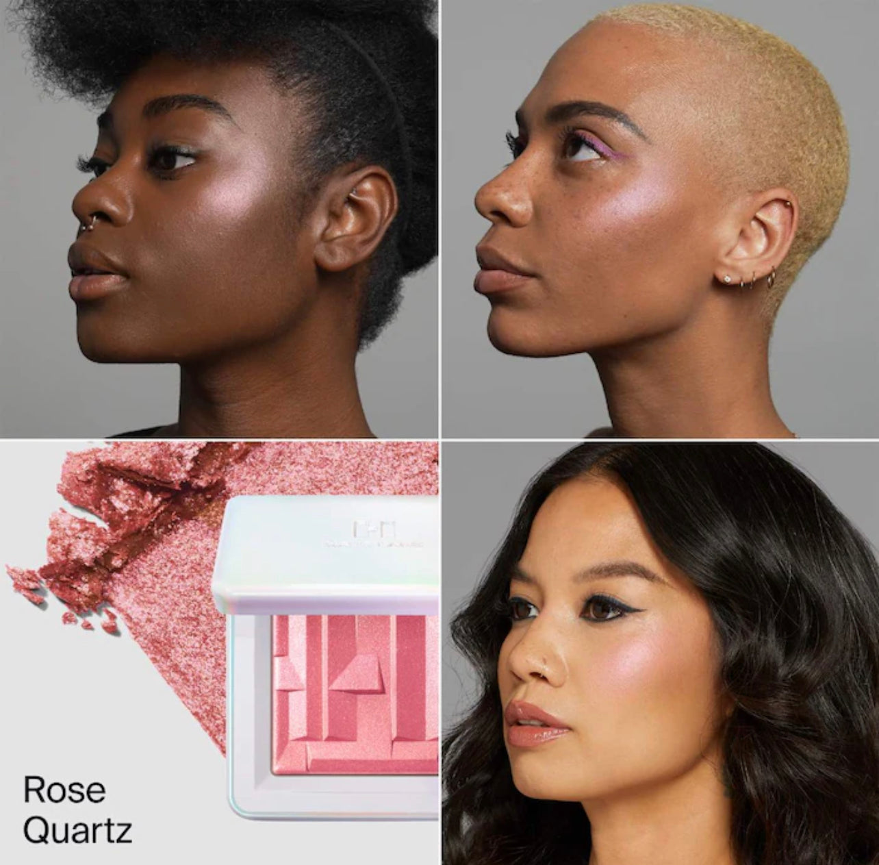 Bio-Radiant Gel-Powder Highlighter with Fermented Arnica- Rose quartz