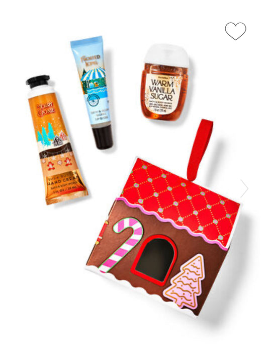 Gingerbread Frosting Mini Gift Bag Set