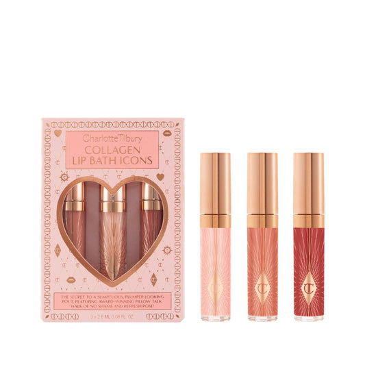 Collagen Lip Bath Icons: Lip Gloss Gift Set