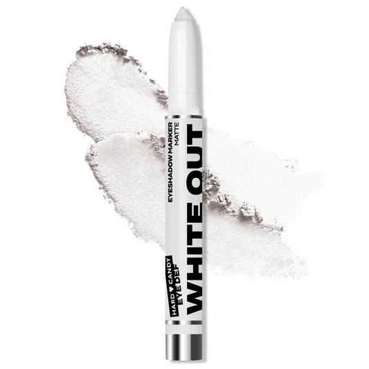 Hard Candy Eye Def Eyeshadow Marker, Creamy Shadow Stick, White Out, Matte White