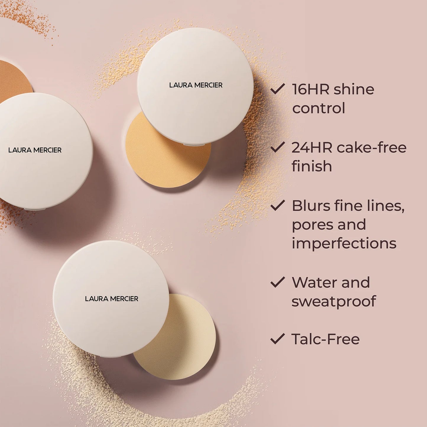 Translucent Pressed Talc-Free Waterproof Setting Powder Ultra-Blur - Translucent