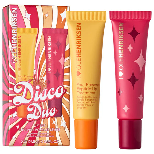 Disco Duo Pout Preserve Hydrating Peptide Set (68$value)