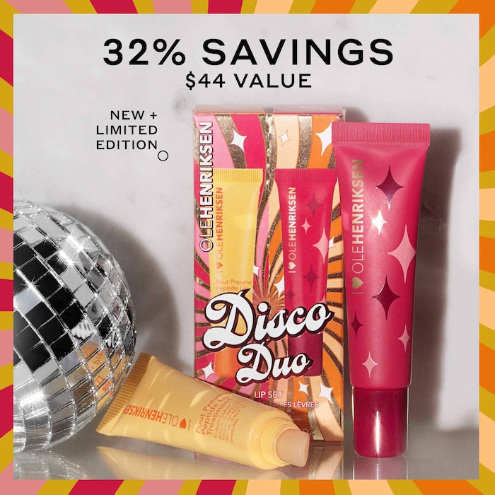 Disco Duo Pout Preserve Hydrating Peptide Set (68$value)