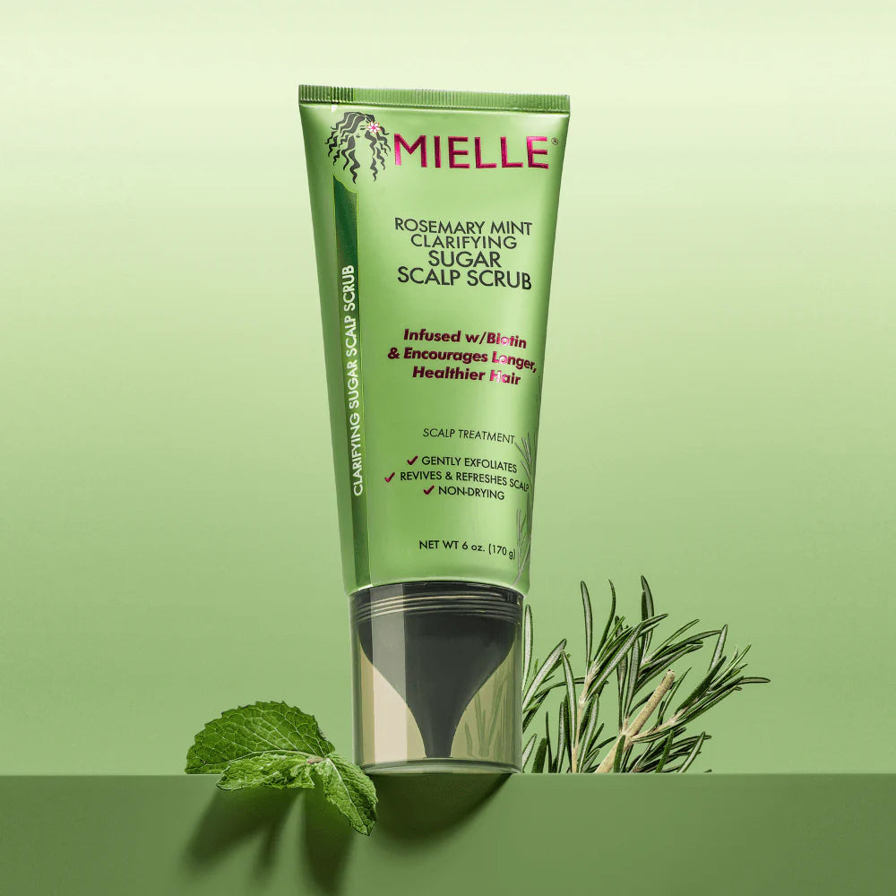 Mielle Organics Rosemary Mint Pre-Shampoo Clarifying Sugar Hair Scalp Scrub