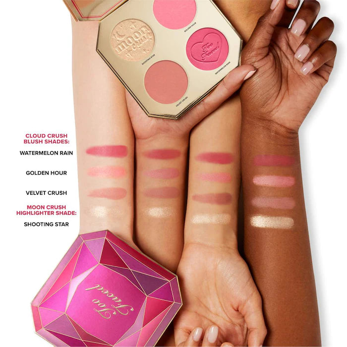 Jewel Crush Blush & Highlighter Face Palette (168$ value)