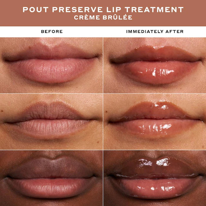 Pout Preserve Hydrating Peptide Lip Treatment-Crème Brûlée