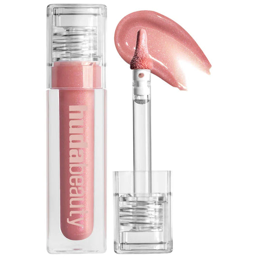 Faux Filler Shiny Non-Sticky Lip Gloss-She Flirty - a sheer rosy, pink gloss