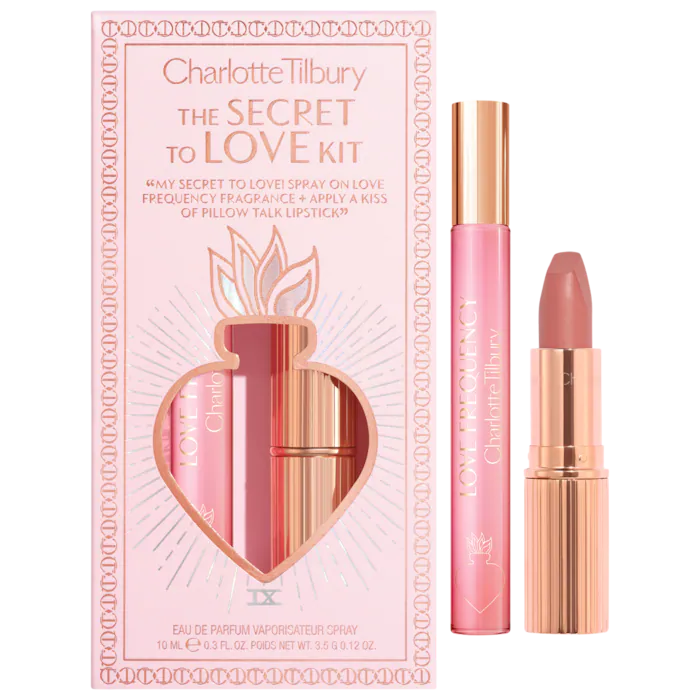 The Secret to Love Perfume and Lipstick Set ( Mini perfume + Full size lipstick )