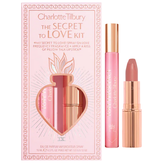 The Secret to Love Perfume and Lipstick Set ( Mini perfume + Full size lipstick )