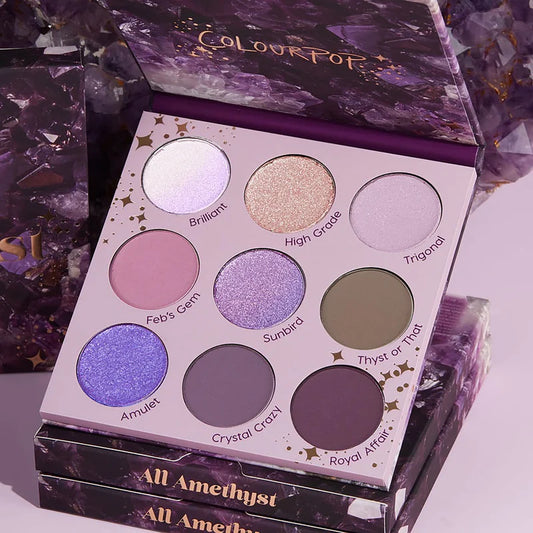 All amethyst eyeshadow