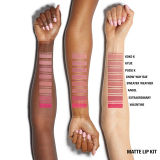 matte lip kit
comfortable + 8-hour wear ( Snow way bae )