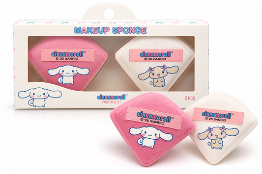 Cinnamoroll Forever 21 Makeup Sponge Set Triangle Set of 2 Sanrio NIB