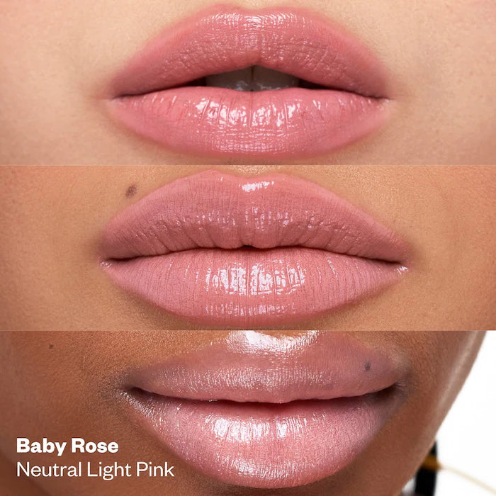 Wet Stick Moisturizing Shiny Sheer Lipstick with Ceramides-Baby Rose - neutral light pink