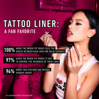 TATTOO LINER WATERPROOF LIQUID EYELINER-Mad Max Brown - Rich Chocolate Brown